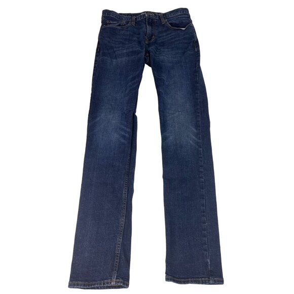 Old Navy Other - Old Navy Slim Built-In Flex Denim Jeans Men's 32 Blue Dark Wash Stretch Pockets